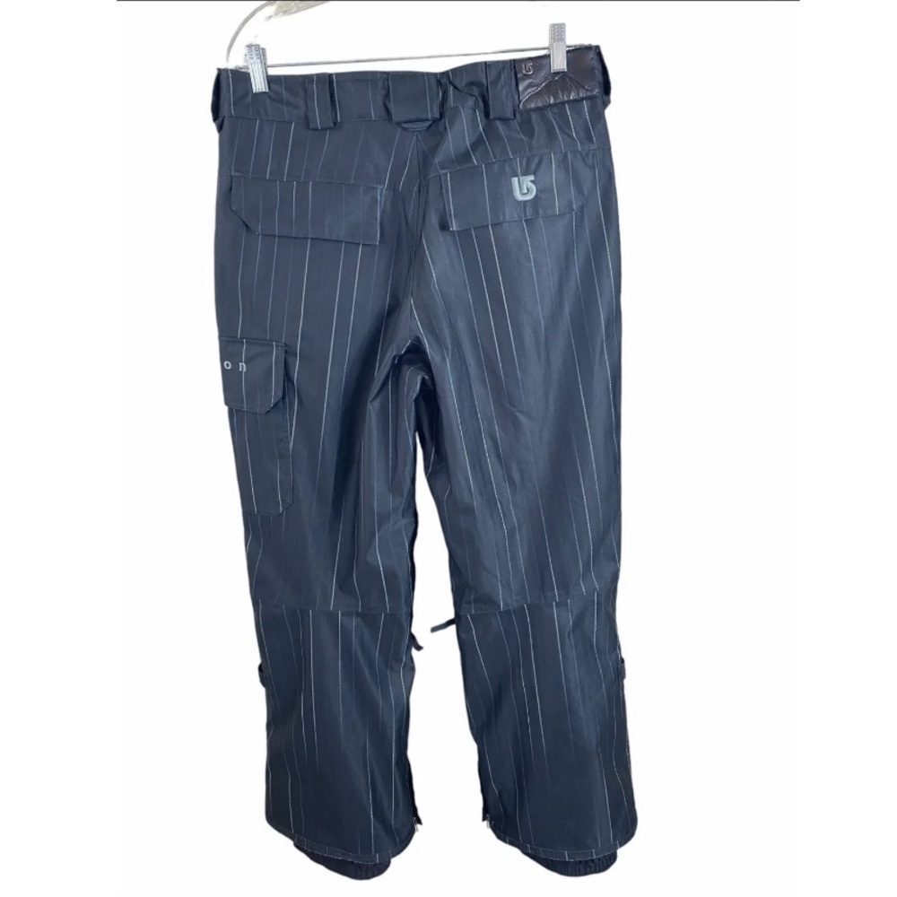B BY BURTON Ski Snow Pants Snowboard Dryride Vented Womens Sz M Black Pinstripe